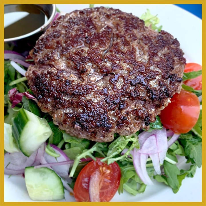 Beef Burger Salad -