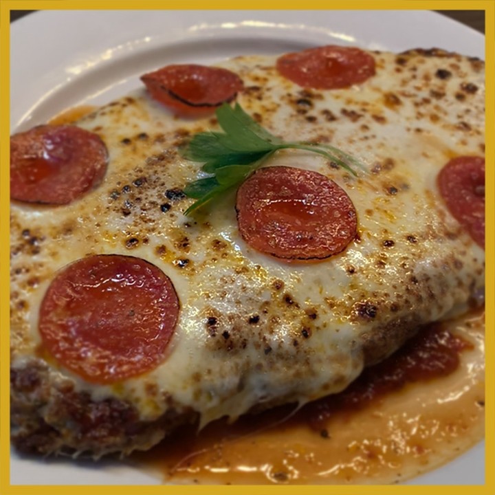 Chicken Parmigiana with Pepperoni