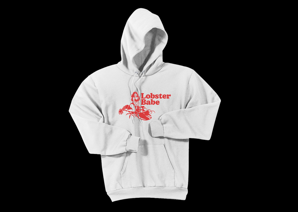 Lobster Babe, Logo Hooded Sweater