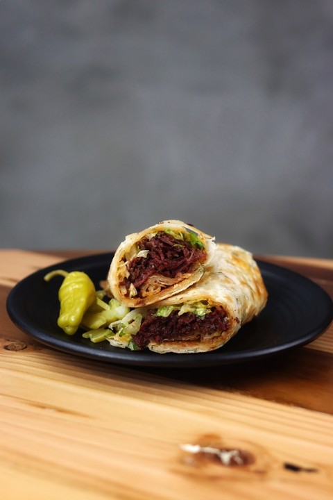 Spicy Beef Pancake Roll (1) 麻辣牛肉卷饼