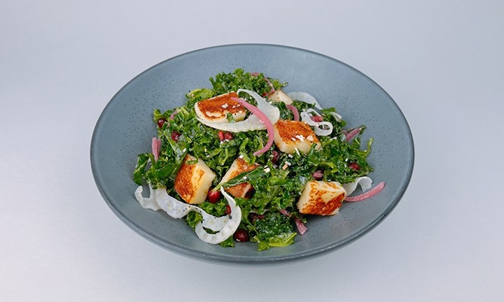 Halloumi Kale Salad