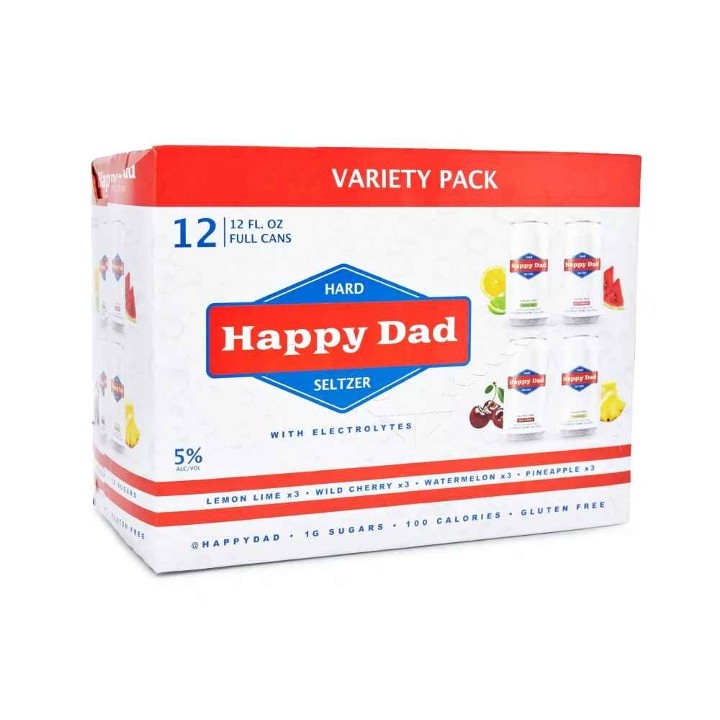 Happy Dad Seltzer Variety 24ct.