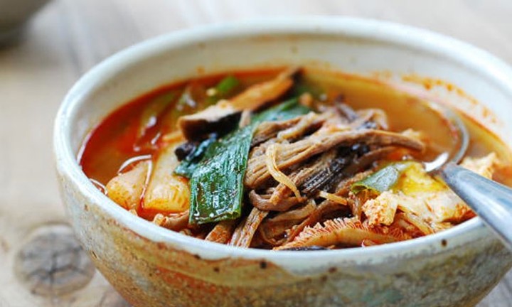 Spicy Beef & Veggie Stew (Yukgaejang)