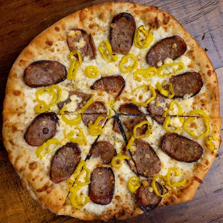 GF Sausage Feta Banana Pepper