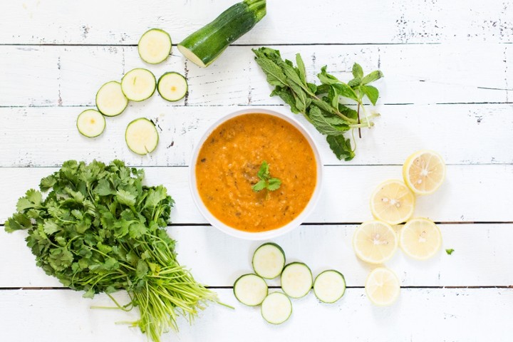 Lemon Zucchini Soup