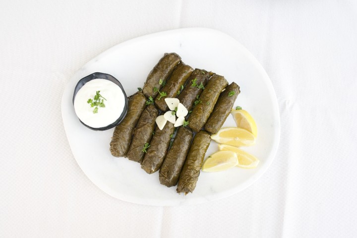 Meat Stuffed Grape Leaves (Sarma)