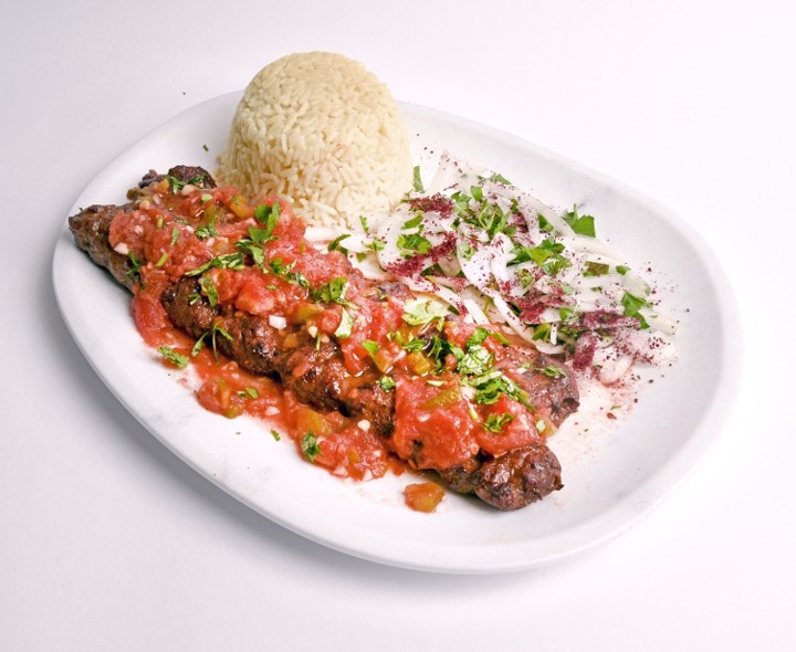 Banadura (Spiced Tomato) Kebab Plate