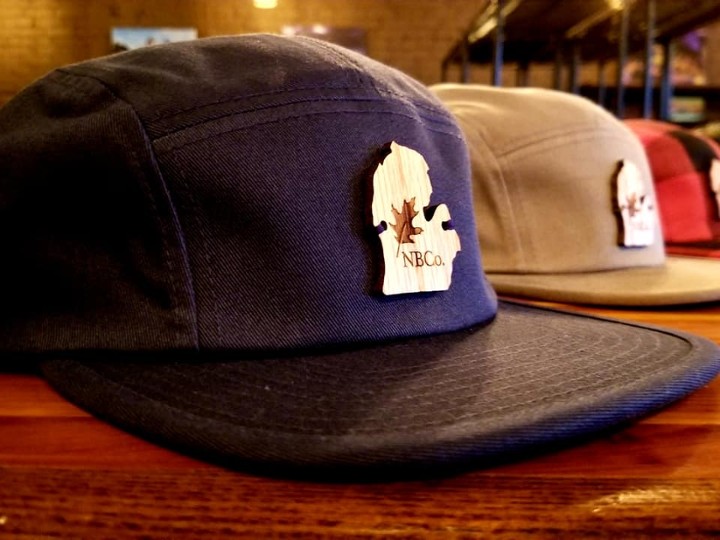 5 Panel Hat, Navy Blue