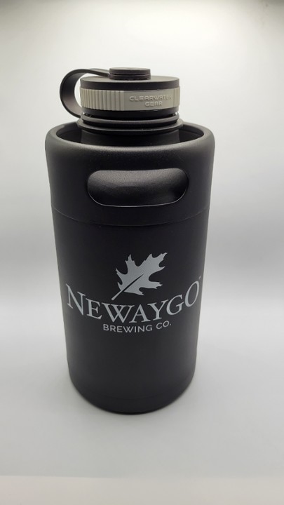 Black Mini-Keg Growler