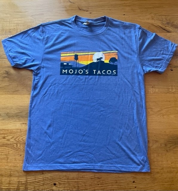 LARGE Blue Mojo's T-Shirt