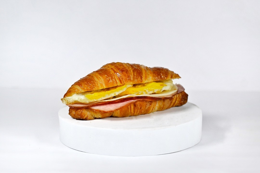 Bacon, Egg, & Cheese on a Sweet Croissant