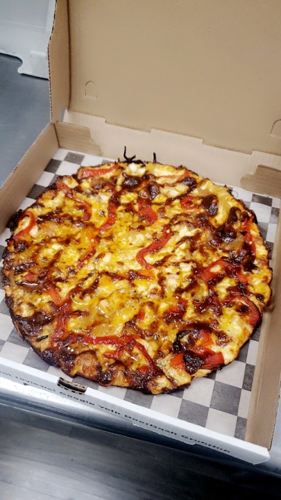 "The Jerk" BBQ Chicken Pizza