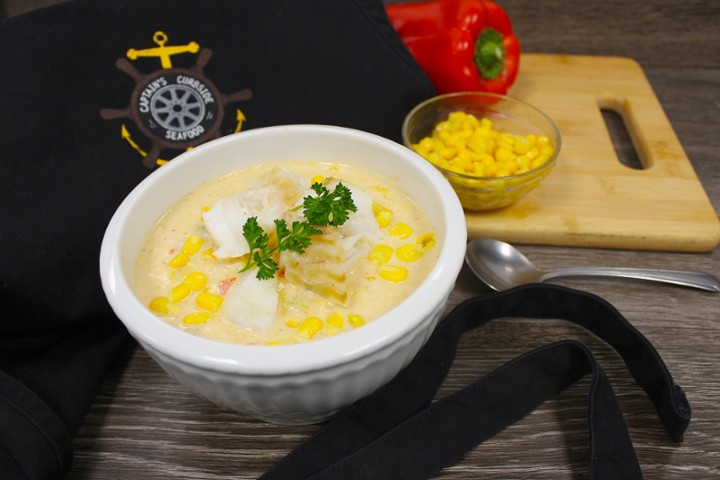 Roasted Corn & Crab Chowder