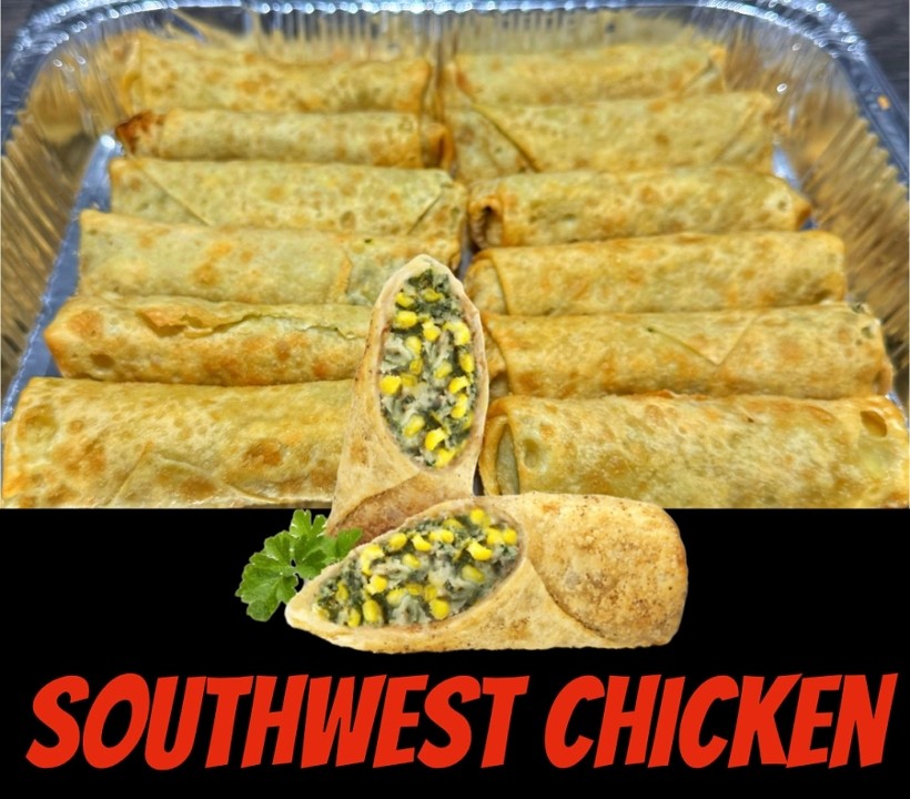 Southwest Chicken Egg Roll Tray