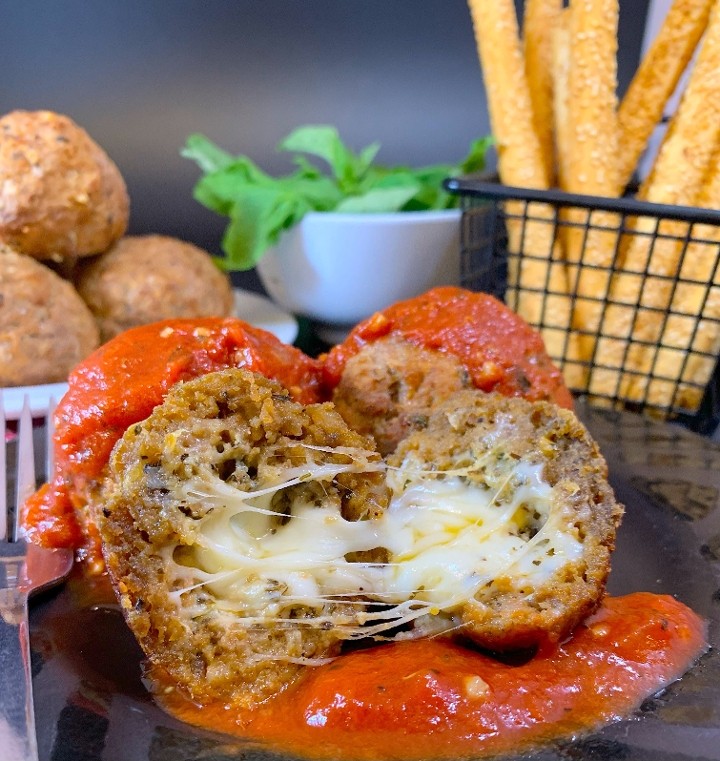 Stuffed Meatball - Mozzarella Basil