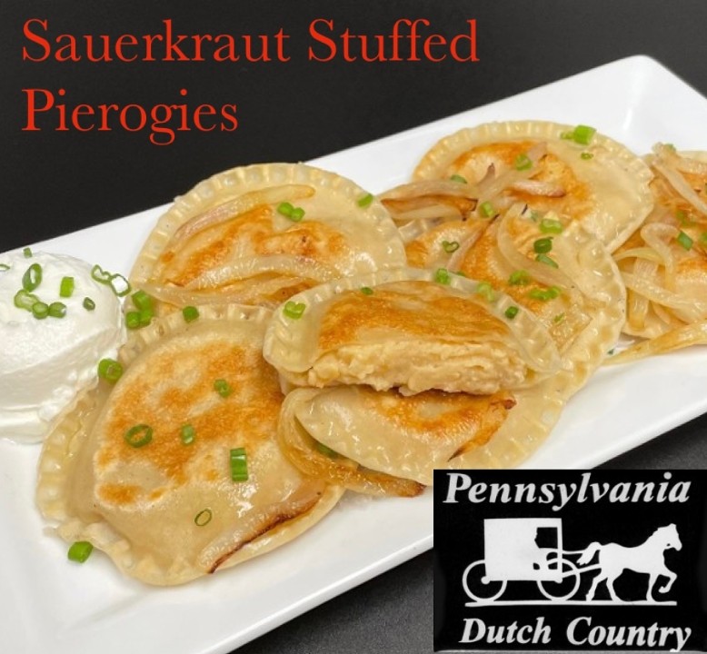 Sauerkraut Stuffed Pierogies