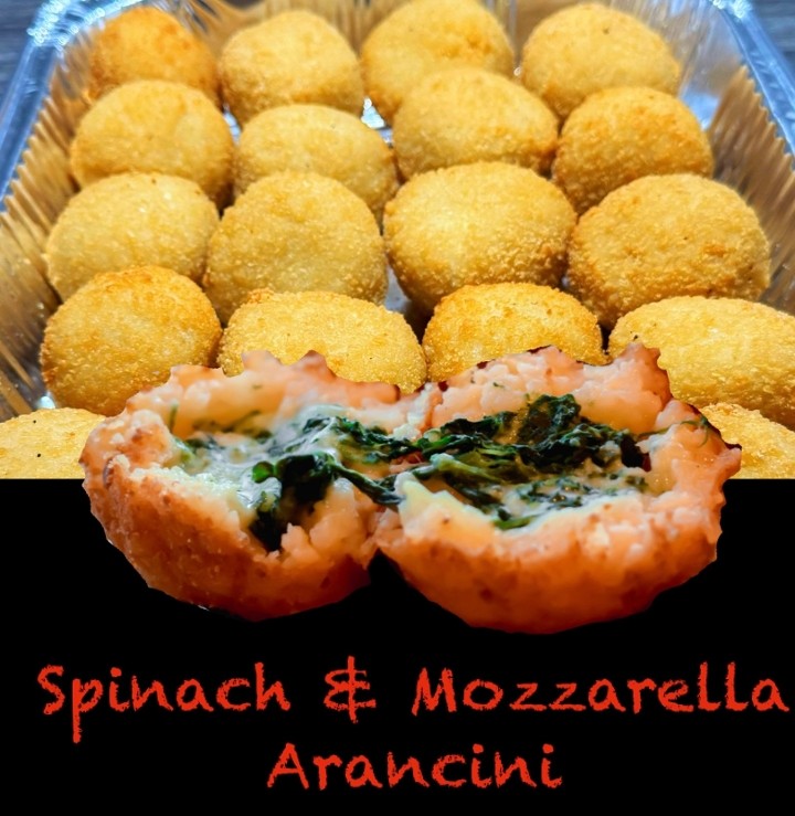 Spinach & Mozzarella Arancini Tray
