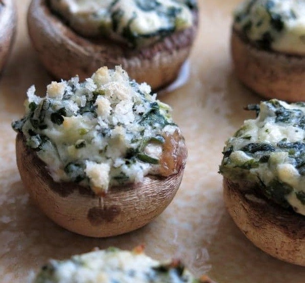 Spinach Stuffed Mushroom