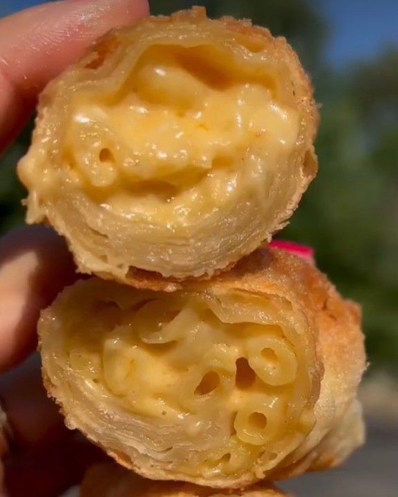 Mac & Cheese Egg Rolls