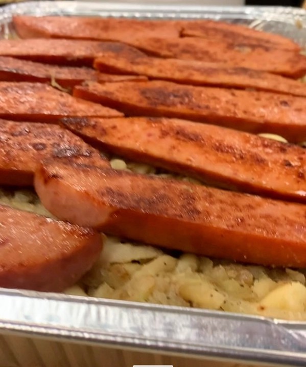 Polish Haluski w/ Grilled Kielbasa Tray