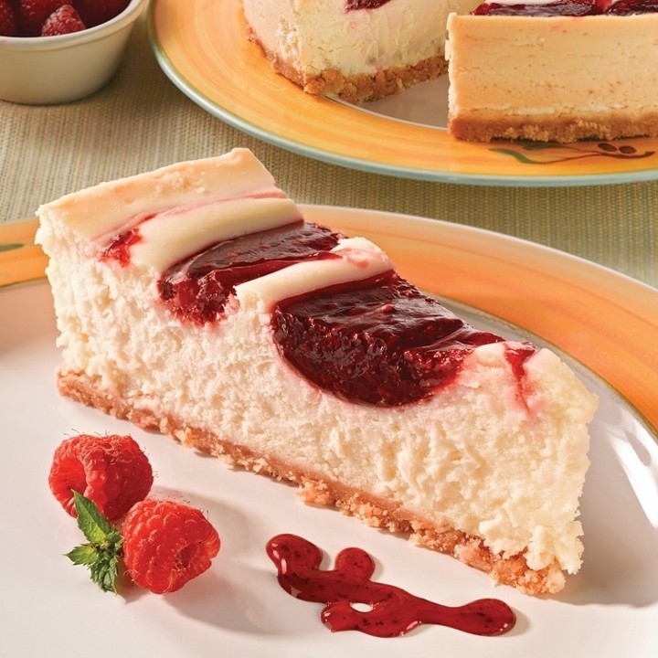 Raspberry Swirl Cheesecake