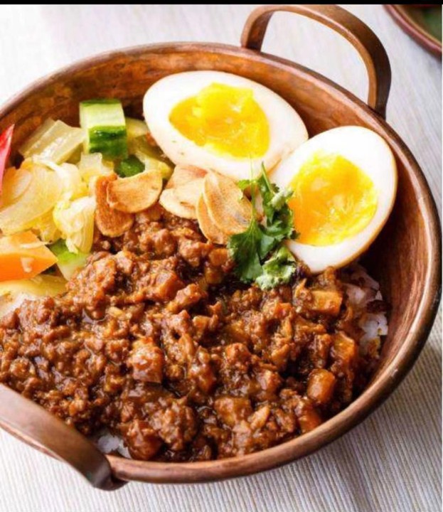 Taiwan Minced Pork & Spiced Egg (No Rice) 台式肉燥加卤蛋(不跟饭）