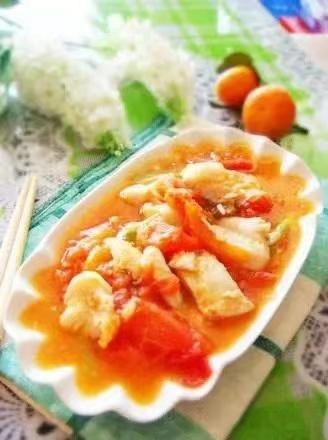 Crispy Sweet & Sour Fish （1pc Rice)番茄鱼片