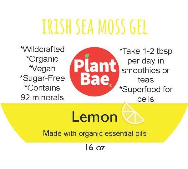 Lemon Irish Sea Moss Gel - 16 oz