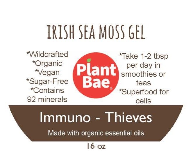 Immuno - Thieves Irish Sea Moss Gel - 16 oz
