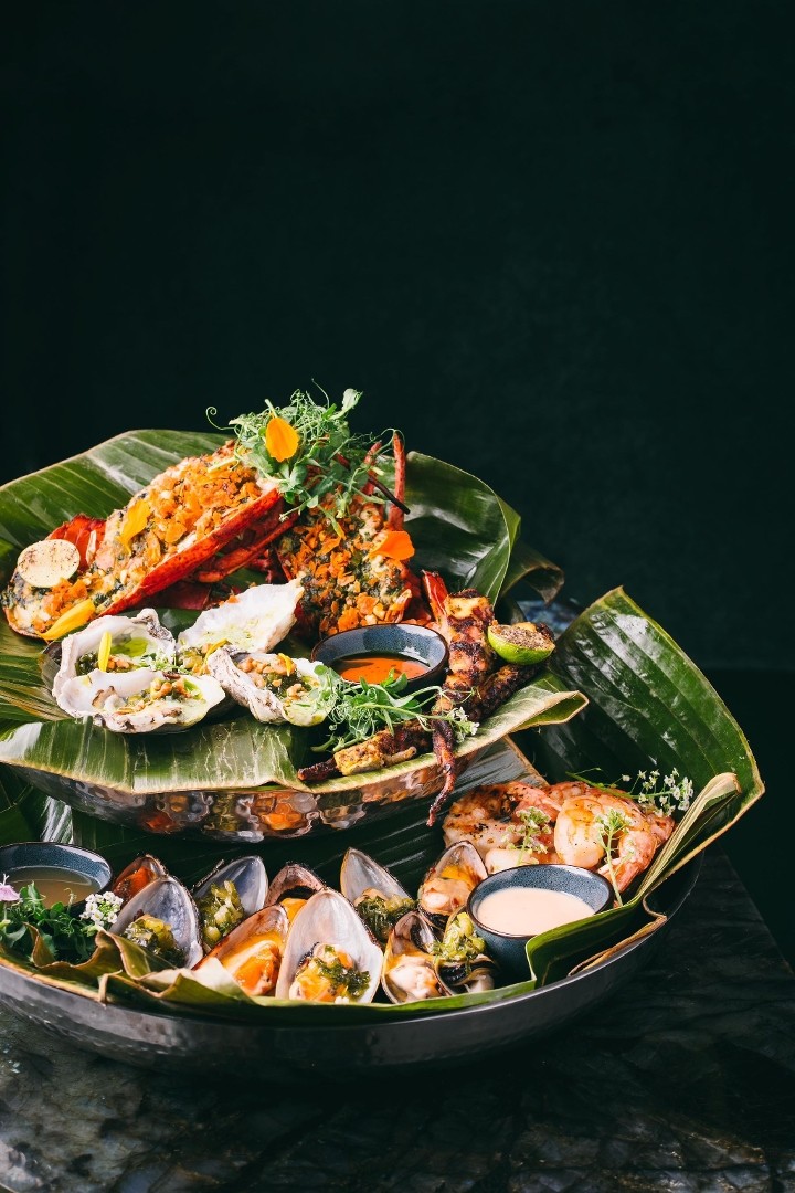 Grilled Seafood Tower