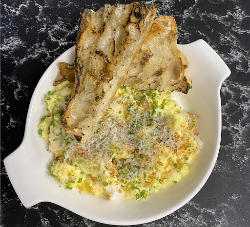 Soft Scrambled Egg with Snow Crab