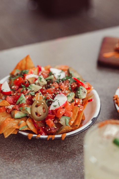 Tuna Poke Nachos