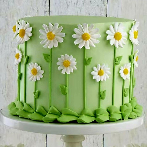 BEAUTIFUL DAISY BEST YELLOW WHOLE SPRING/EASTER/MOTHERS DAY CAKE