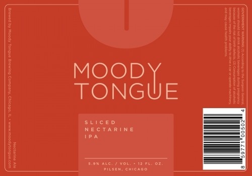 Moody Tongue "Sliced Nectarine" - ipa -