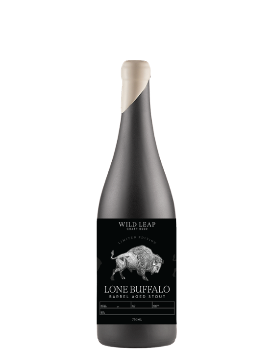 500ml Bottle: Lone Buffalo: 18mo Anniversary Barrel Aged Vanilla Stout