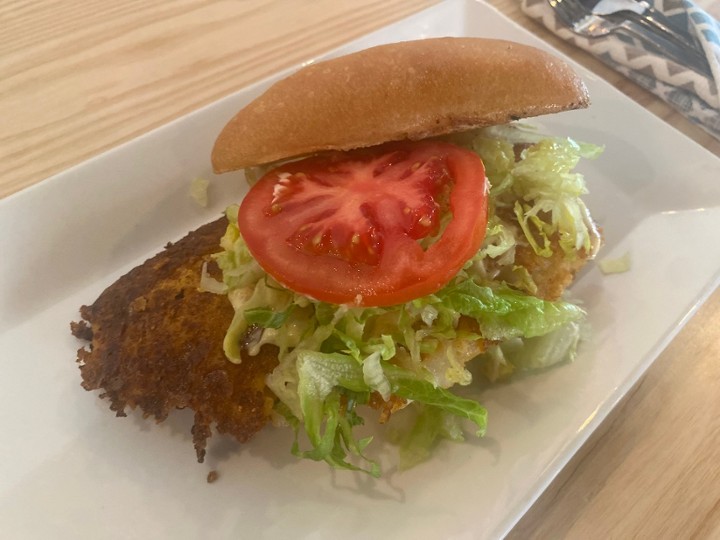 FEATURE OF THE DAY: Parmesan Crusted Grilled Grouper Sandwich
