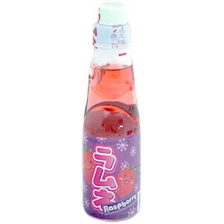 Raspberry Ramune , Japanese Soda, 6.6oz