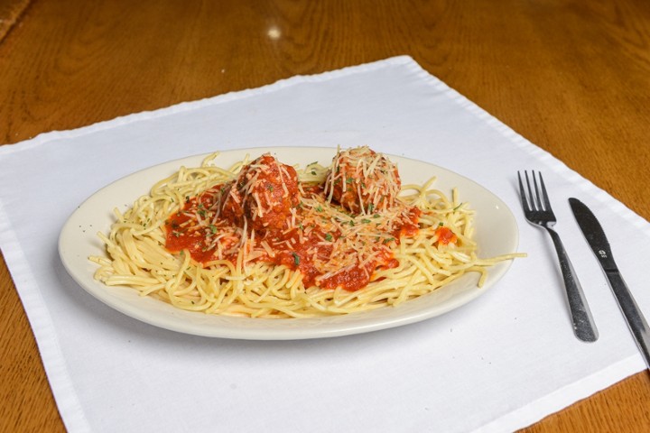 Spaghetti & Meatballs (Entree)