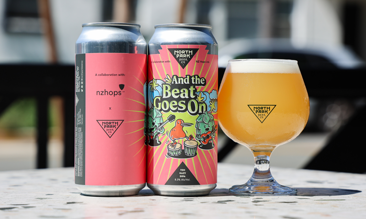 And The Beat Goes On - NZ Hops Collab - TDH Hazy Double IPA