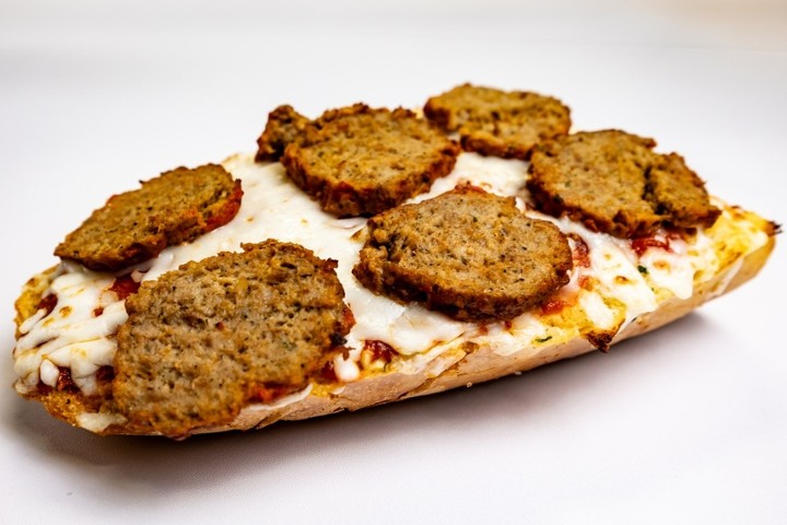 Garlic Bread Pizza - Meatball