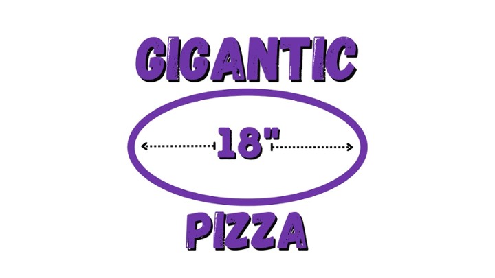 18" Gigantic Cheese Pizza