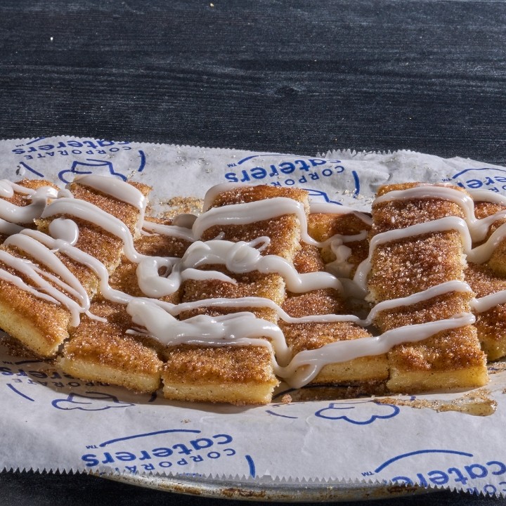Cinnamon-Sugar Bread Sticks w/ Icing