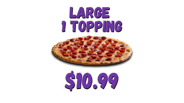 Large 1 Topping Pizza