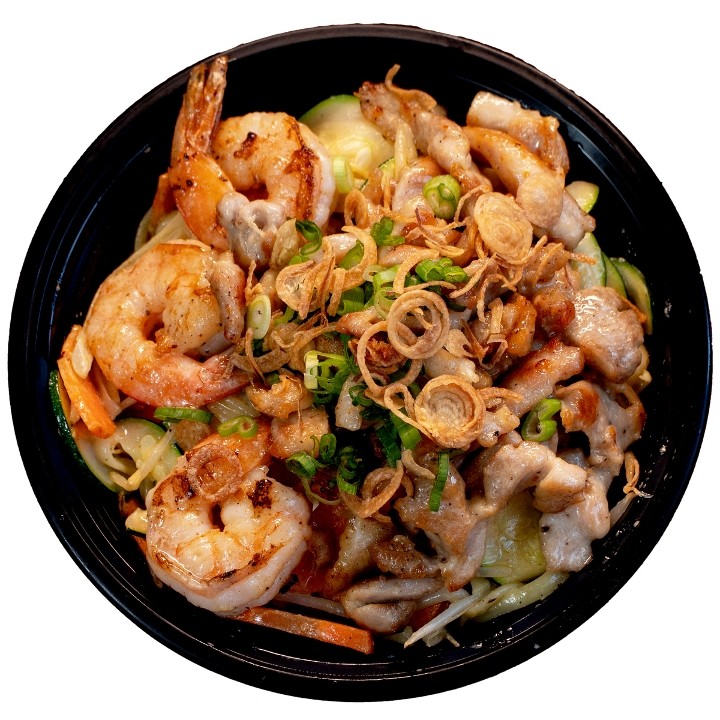 The Mongolorian East Colonial Genghis Bowl * noodles