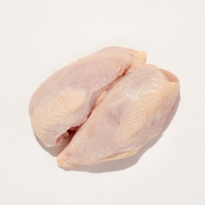 Split Chicken Breast -bone in, skin on ($8.49/lb) (2ea., 1-1.5lbs total)