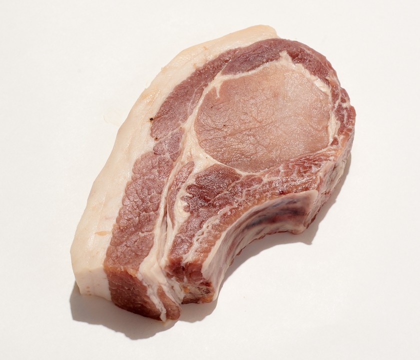 Bone In COLD SMOKED Pork Chop  ($14.99/lb) (~1lb ea.)