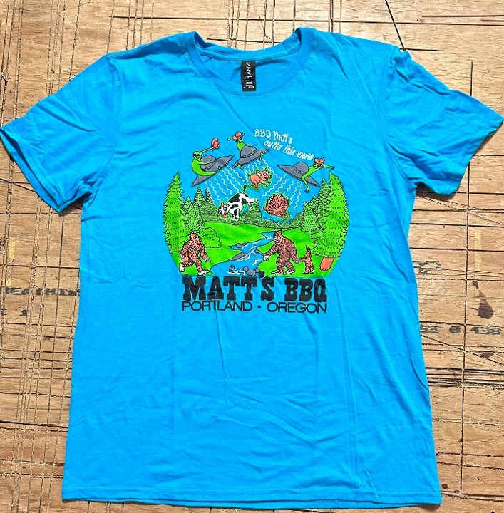 T-Shirt Aliens Blue