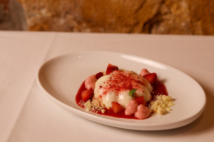 Strawberry Panna Cotta