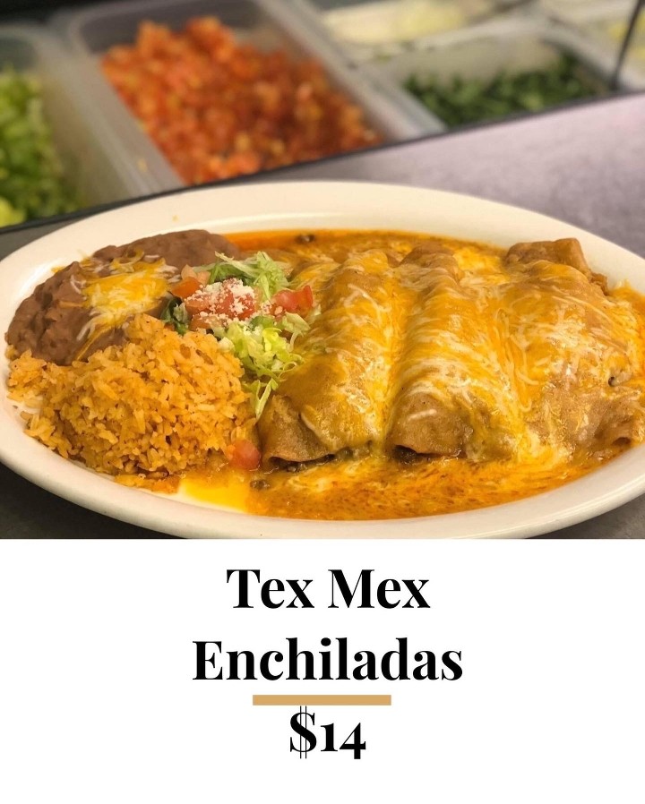 Tejano Style Enchiladas