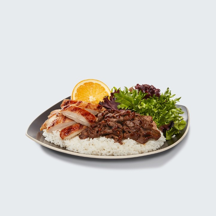 WaBa Chicken & Steak Plate